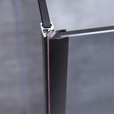 AWT Duschabtrennung LBS1505-B zwart 150x90 rechts